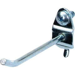 NMC - 2-1/2" Long Pegboard Hook - 2-1/2" Projection, 30° Bend, Steel - Exact Tool & Supply