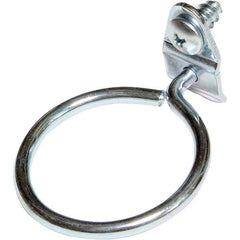 NMC - 2-1/2" Long Single Ring Tool Holder Pegboard Hook - 2-1/2" Projection, Steel - Exact Tool & Supply