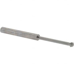 Accupro - 3/16° 3/16" Cut Diam, 0.093" Cut Width, 3/16" Shank, Solid Carbide Double-Angle Cutter - Exact Tool & Supply