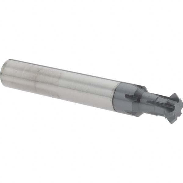 Accupro - 3/8° 3/8" Cut Diam, 1/8" Cut Width, 3/8" Shank, Solid Carbide Double-Angle Cutter - Exact Tool & Supply