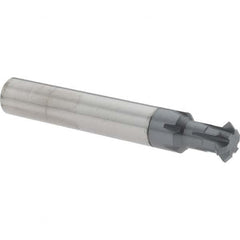 Accupro - 3/8° 3/8" Cut Diam, 1/8" Cut Width, 3/8" Shank, Solid Carbide Double-Angle Cutter - Exact Tool & Supply