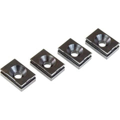Air Vise Workholding - 2 Piece Vise Workholding Grapplers - Alloy Steel, 12.75mm Long, 1/4" High - Exact Tool & Supply