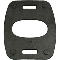 PRO-SAFE - 22" Wide x 1.3" High Recycled Rubber Vertical Panel Base - Exact Tool & Supply