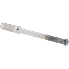 Accupro - 3/8° 3/8" Cut Diam, 1/8" Cut Width, 3/8" Shank, Solid Carbide Double-Angle Cutter - Exact Tool & Supply