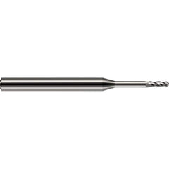 Harvey Tool - 0.06" Diam, 0.18" LOC, 4 Flute Solid Carbide Ball End Mill - Exact Tool & Supply