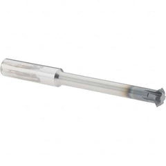 Accupro - 3/8° 3/8" Cut Diam, 1/8" Cut Width, 3/8" Shank, Solid Carbide Double-Angle Cutter - Exact Tool & Supply