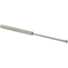 Accupro - 1/8° 1/8" Cut Diam, 0.062" Cut Width, 1/8" Shank, Solid Carbide Double-Angle Cutter - Exact Tool & Supply