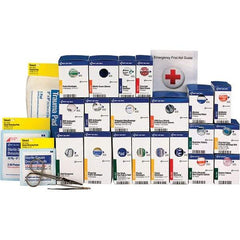 PRO-SAFE - 241 Piece, 50 Person, Smartcompliance Kit - 11" Wide x 17" Deep x 2-1/2" High, No Container Included - Refill Only - Exact Tool & Supply