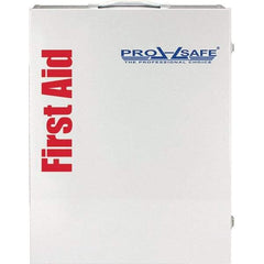 PRO-SAFE - 909 Piece, 150 Person, Smartcompliance Kit - 5-1/2" Wide x 16-1/2" Deep x 23" High, Metal Cabinet - Exact Tool & Supply