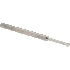 Accupro - 1/8° 1/8" Cut Diam, 0.036" Cut Width, 1/8" Shank, Solid Carbide Double-Angle Cutter - Exact Tool & Supply