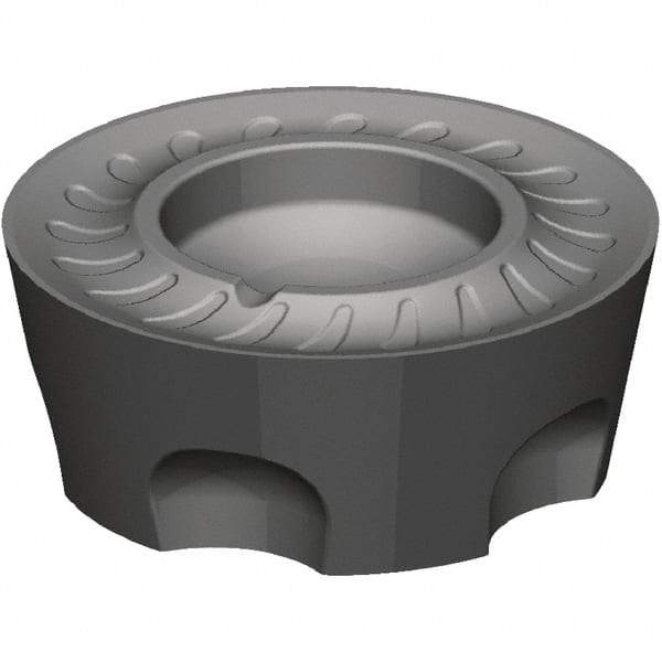 Kennametal - RPPT1204 GDX Grade KCSM40 Carbide Milling Insert - TiN Finish, 4.76mm Thick, 12mm Inscribed Circle - Exact Tool & Supply