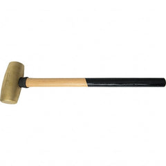 American Hammer - 12 Lb Brass Nonsparking Hammer - Exact Tool & Supply