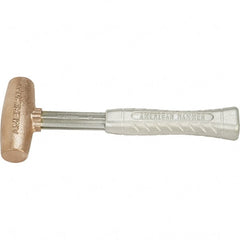 American Hammer - 3 Lb Copper Nonsparking Hammer - Exact Tool & Supply
