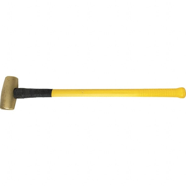 American Hammer - 14 Lb Brass Nonsparking Hammer - Exact Tool & Supply