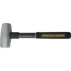 American Hammer - 8 Lb Brass Nonsparking Soft Face Hammer - Exact Tool & Supply