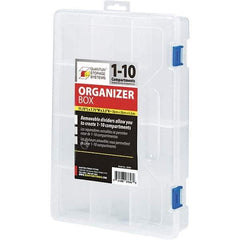 Quantum Storage - Compartment Storage Boxes & Bins Type: Storage Box Number of Compartments: 10.000 - Exact Tool & Supply