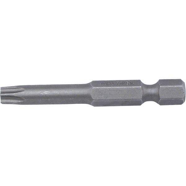 Wiha - T10 Power Bit - 1/4" Drive, 2" OAL - Exact Tool & Supply