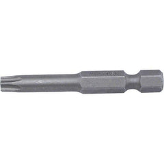 Wiha - T10 Power Bit - 1/4" Drive, 2" OAL - Exact Tool & Supply