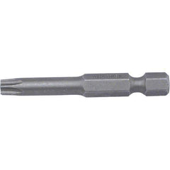 Wiha - T27 Power Bit - 1/4" Drive, 2" OAL - Exact Tool & Supply