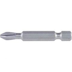 Wiha - #2 Power Bit - 1/4" Drive, 2" OAL - Exact Tool & Supply