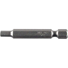 Wiha - 0.14" Power Bit - 1/4" Drive, 2" OAL - Exact Tool & Supply