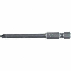 Wiha - PZ.0 Power Bit - 1/4" Drive, 2-3/4" OAL - Exact Tool & Supply