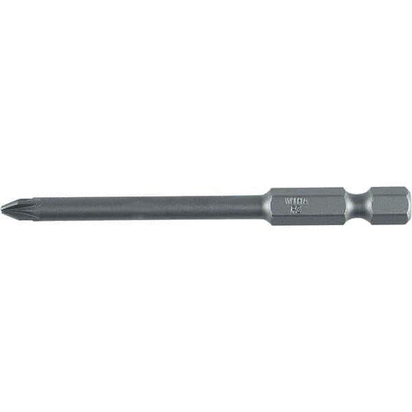 Wiha - PZ.2 Power Bit - 1/4" Drive, 2-3/4" OAL - Exact Tool & Supply