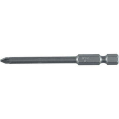 Wiha - PZ.2 Power Bit - 1/4" Drive, 2-3/4" OAL - Exact Tool & Supply