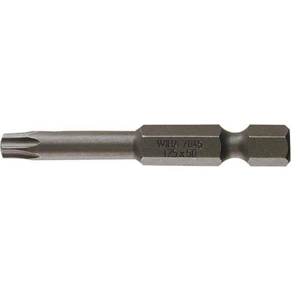 Wiha - T27 Power Bit - 1/4" Drive, 2" OAL - Exact Tool & Supply