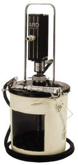 ARO/Ingersoll-Rand - Grease Lubrication 2 Lb/min Flow Carbon Steel Air-Operated Pump - For 120 Lb Container - Exact Tool & Supply