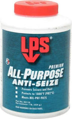 LPS - 1 Lb Can General Purpose Anti-Seize Lubricant - Molybdenum Disulfide, -65 to 1,800°F, Blue/Gray, Water Resistant - Exact Tool & Supply