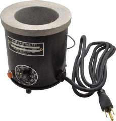 WAAGE - 1 Pint, 3" Deep, 150 to 450°F, Dip Coat Pot - 3-1/2" ID, 115 Volts, 400 Watts - Exact Tool & Supply