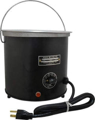WAAGE - 1 Gal, 5-1/2" Deep, 150 to 450°F, Dip Coat Pot - 8" ID, 115 Volts, 1000 Watts - Exact Tool & Supply