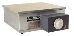 WAAGE - 18" Long x 12 Wide x 6" High, 230 Volt Hot Plate - 300 to 700°F, 1 Burner, 2400 Watt, 11 Amps - Exact Tool & Supply