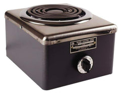 WAAGE - 10" Long x 8 Wide x 7" High, 230 Volt Hot Plate - 1 Burner, 1500 Watt, 7 Amps - Exact Tool & Supply