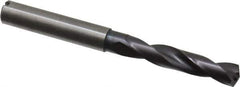 Guhring - 7.2mm 140° Spiral Flute Solid Carbide Screw Machine Drill Bit - FIREX Finish, Right Hand Cut, 41mm Flute Length, 79mm OAL, SU Point, Straight Shank, Through Coolant - Exact Tool & Supply