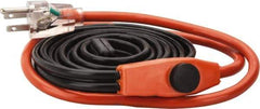 EasyHeat - 6' Long, Preassembled, Fixed Length, Fixed Wattage, Protection Heat Cable - 120 Input Volts, 42 Watts - Exact Tool & Supply