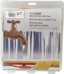 EasyHeat - 24' Long, Preassembled, Fixed Length, Fixed Wattage, Protection Heat Cable - 120 Input Volts, 168 Watts - Exact Tool & Supply