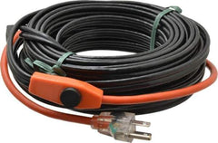 EasyHeat - 40' Long, Preassembled, Fixed Length, Fixed Wattage, Protection Heat Cable - 120 Input Volts, 280 Watts - Exact Tool & Supply