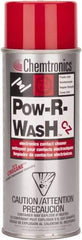 Chemtronics - 12 Ounce Aerosol Contact Cleaner - 31 kV Dielectric Strength, Nonflammable, Plastic Safe - Exact Tool & Supply