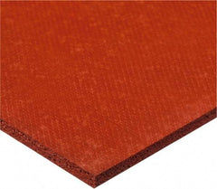 Value Collection - 1/8" Thick x 2-1/2" Wide x 120" Long, Adhesive Backed, Silicone Foam Rubber Strip - Stock Length, 100 psi Tensile Strength, -100 to 500°F, Red - Exact Tool & Supply