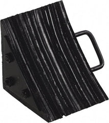 Vestil - 7-1/2" Wide x 8" High x 8" Deep, Rubber Wheel Chock - Exact Tool & Supply