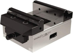 Schunk - 125mm Jaw Width, 160mm Max Jaw Opening, 33mm Throat Depth, Manual Precision Self Centering Vise - Exact Tool & Supply