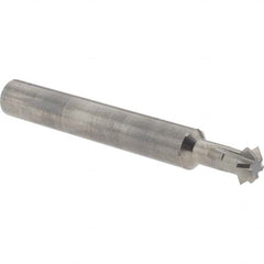 Accupro - 5/16° 5/16" Cut Diam, 1/8" Cut Width, 5/16" Shank, Solid Carbide Double-Angle Cutter - Exact Tool & Supply