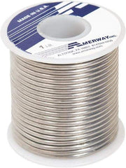 Made in USA - 1/8 Inch Diameter, 97SN/3CU, Lead Free Solder - 1 Lb., 10 Gauge - Exact Tool & Supply