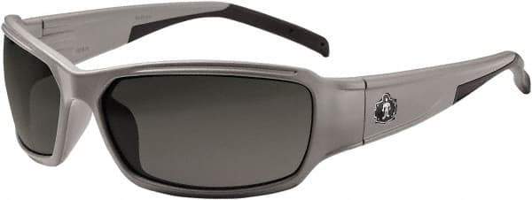 Ergodyne - Smoke Lenses, Framed Safety Glasses - Anti-Fog, Size Universal, Wrap Around - Exact Tool & Supply