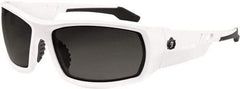 Ergodyne - Smoke Lenses, Framed Safety Glasses - Uncoated Lenses, Size Universal, Wrap Around - Exact Tool & Supply