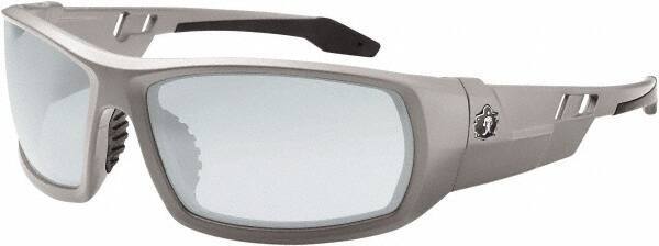 Ergodyne - Indoor/Outdoor Lenses, Framed Safety Glasses - Uncoated Lenses, Size Universal, Wrap Around - Exact Tool & Supply