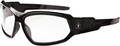 Ergodyne - Clear Lenses, Framed Safety Glasses - Uncoated Lenses, Size Universal, Wrap Around - Exact Tool & Supply