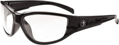 Ergodyne - Clear Lenses, Framed Safety Glasses - Uncoated Lenses, Size Universal, Wrap Around - Exact Tool & Supply